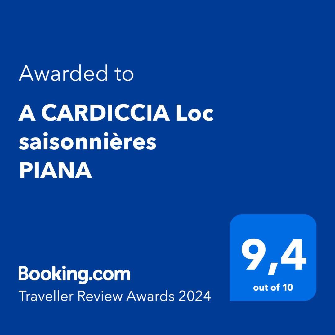 A Cardiccia Loc Saisonnieres Piana Apartment เพียนา ภายนอก รูปภาพ